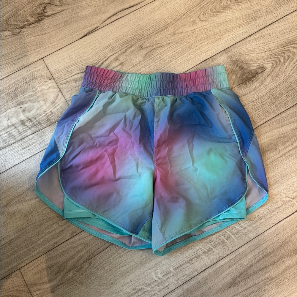 Women's Multicolor Gradient Shorts
